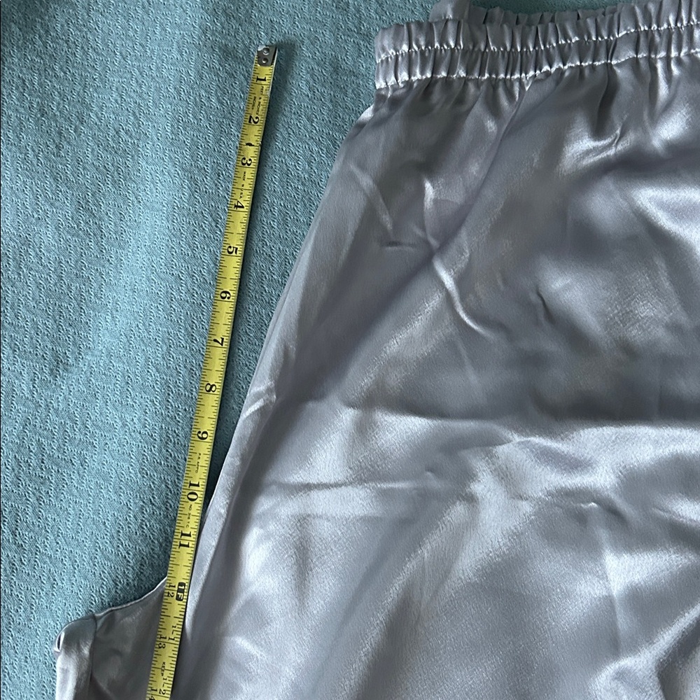 Laura Scott Metallic Silver Trousers - Picture 5 of 8